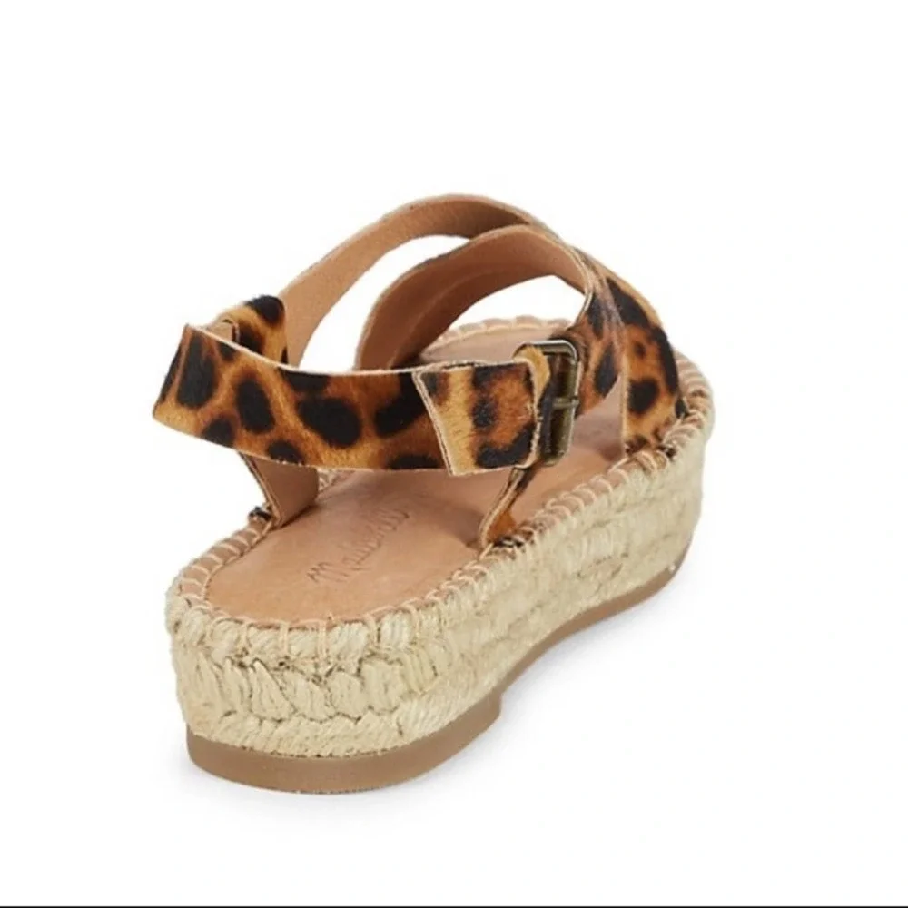 NEW Madewell Animal Print Malia Calf Hair Espadrilles - Picture 3 of 10